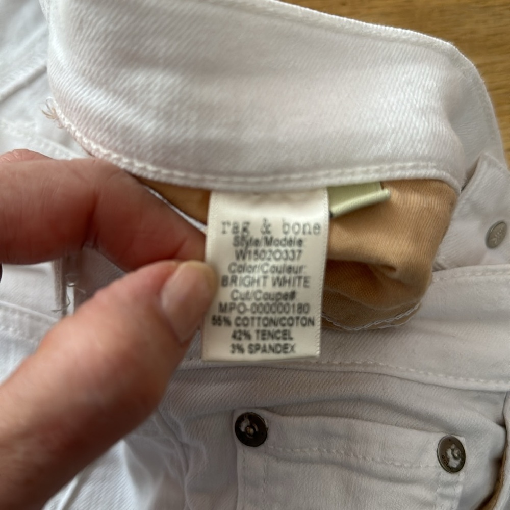 Rag & Bone white jeans skinny size 30 - Picture 3 of 5